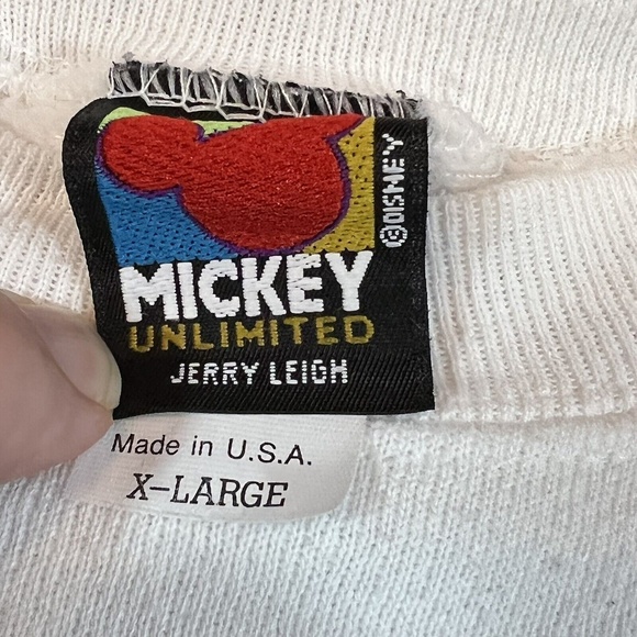 VTG Disney Unlimited Jerry Leigh Minnie Mouse Ice Skating Sweatshirt XL - Picture 3 of 11